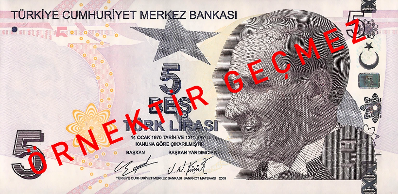 9.Emisyon 5 Türk Lirası IV.Tertip